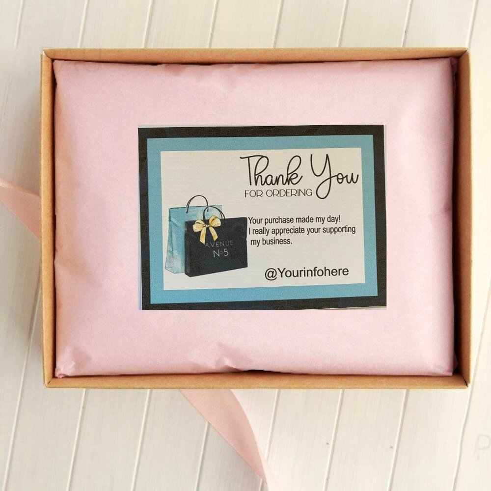 Small Business card, Personalized thank you card , Poshmark than you customer